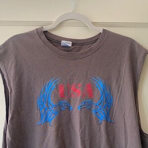 Gildan Ultra Cotton Brown T-Shirt